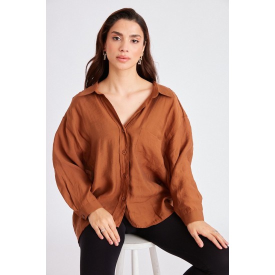 117035 TOPTAN KAHVE GÖMLEK