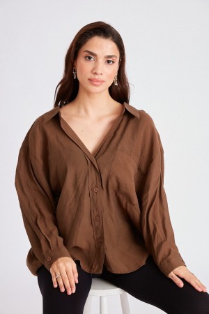 117050 TOPTAN KAHVE GÖMLEK