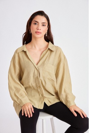 117058 TOPTAN VİZON GÖMLEK