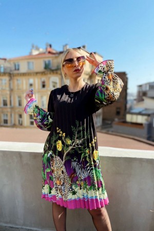 117289 patterned DRESS