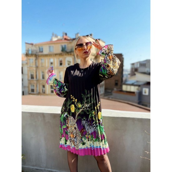 117289 patterned DRESS