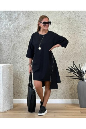 117292 TOPTAN SİYAH ELBİSE