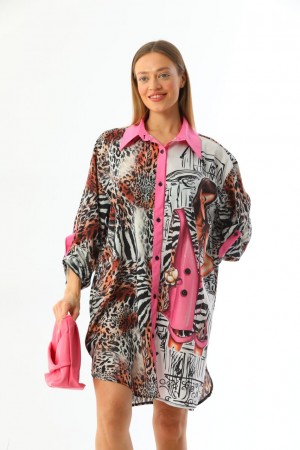 117299 patterned DRESS