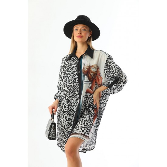 117300 patterned DRESS