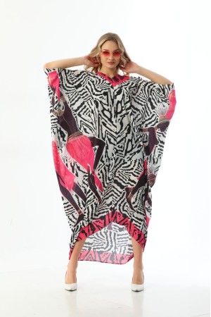 117302 TOPTAN DESENLİ ELBİSE