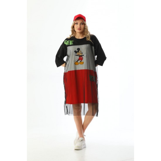 117303 patterned DRESS