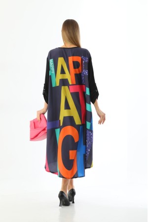 117305 TOPTAN SİYAH ELBİSE