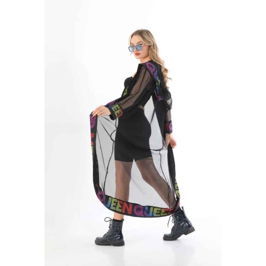 117313 black CARDIGAN