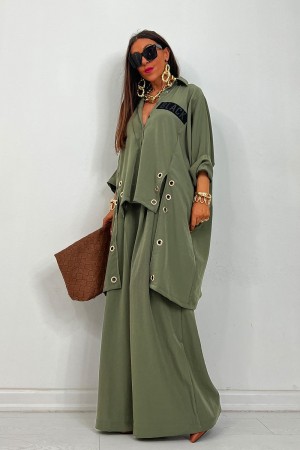 117316 TOPTAN HAKİ PANTOLON TAKIM