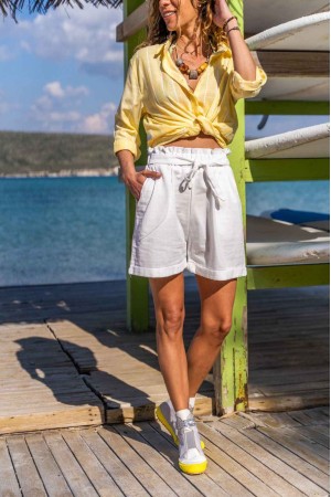 117586 TOPTAN BEYAZ ŞORT