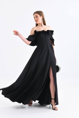 117638 TOPTAN SİYAH ABİYE