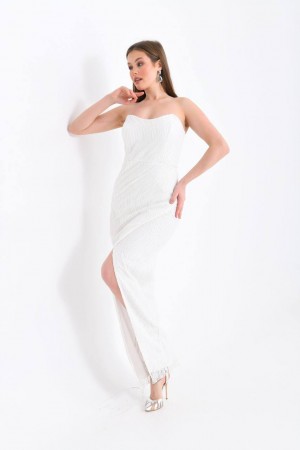 117639 white Evening dress