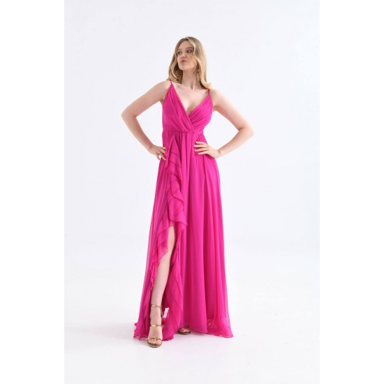 117649 fuchsia Evening dress