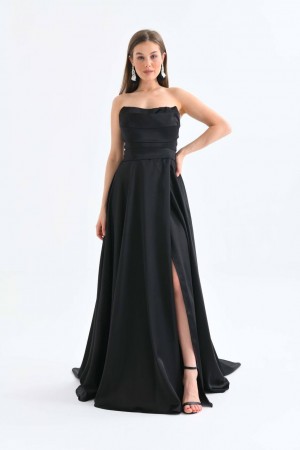 117666 TOPTAN SİYAH ABİYE