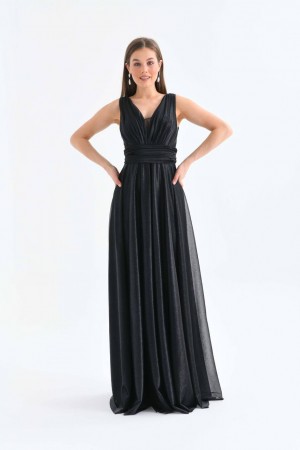 117670 TOPTAN SİYAH ABİYE