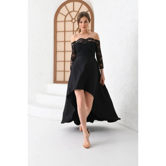 117673 black Evening dress