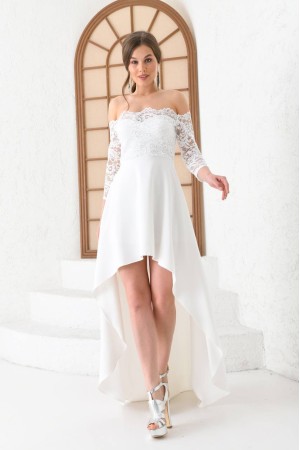 117675 white Evening dress