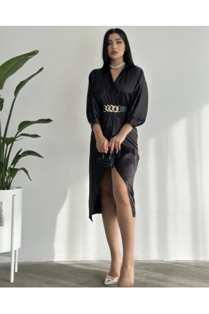 117868 TOPTAN SİYAH ELBİSE