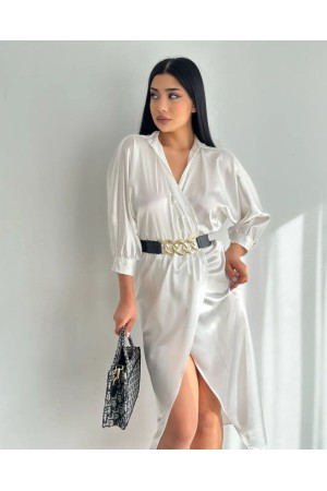 117870 TOPTAN BEYAZ ELBİSE