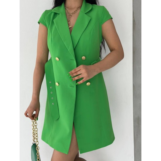 117878 GREEN DRESS