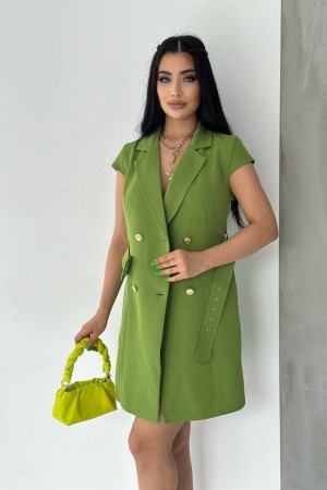 117881 GREEN DRESS