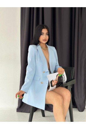 117896 TOPTAN BEBE MAVİ CEKET