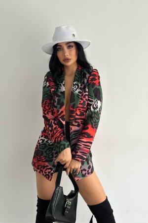 117905 patterned JACKET