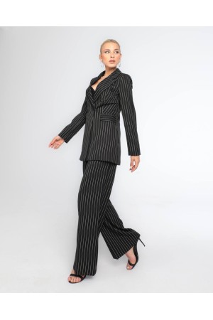 117916 TOPTAN SİYAH PANTOLON TAKIM