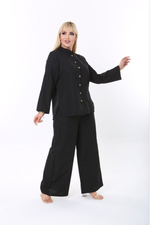 118187 TOPTAN SİYAH PANTOLON TAKIM