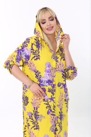 118189 TOPTAN DESENLİ ELBİSE