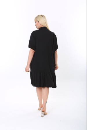 118207 TOPTAN SİYAH ELBİSE