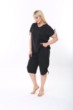 118213 TOPTAN SİYAH PANTOLON TAKIM