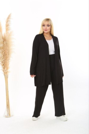 118226 TOPTAN SİYAH PANTOLON TAKIM