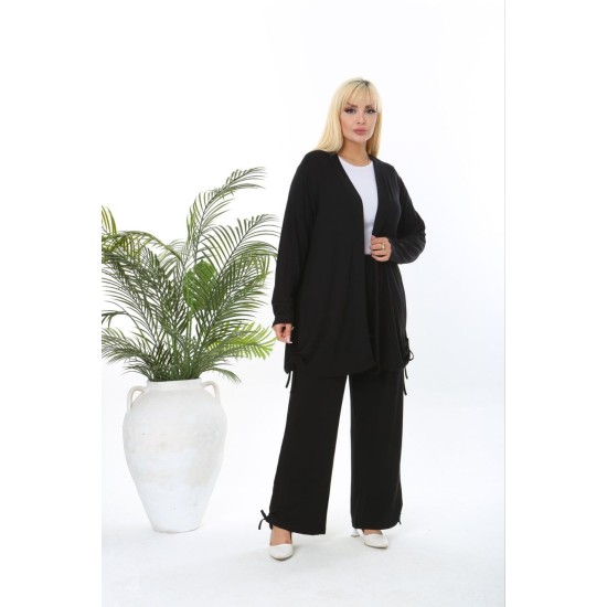 118230 TOPTAN SİYAH PANTOLON TAKIM