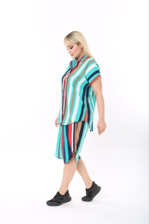 118234 TOPTAN ÇİZGİLİ PANTOLON TAKIM