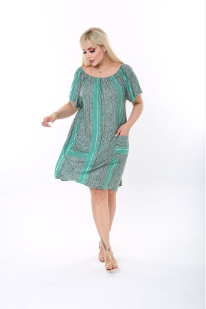 118235 patterned DRESS