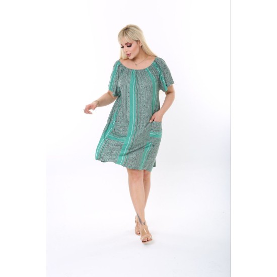 118235 patterned DRESS