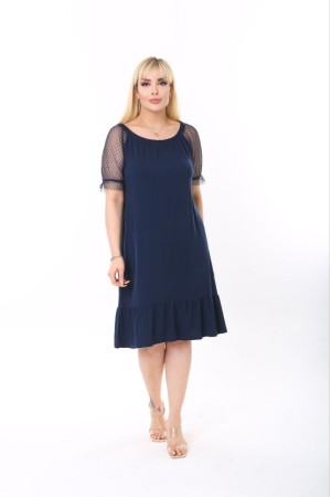 118244 Navy blue DRESS