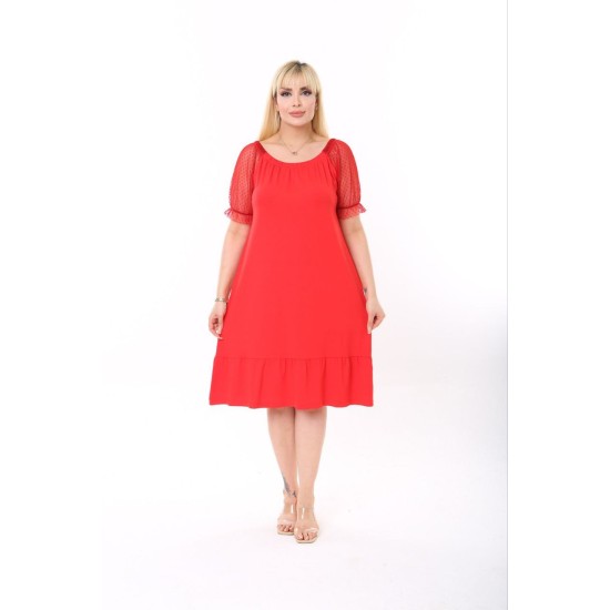 118246 red DRESS