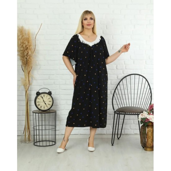 118255 patterned DRESS