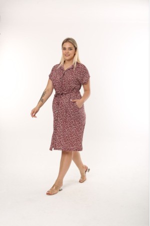 118258 patterned DRESS