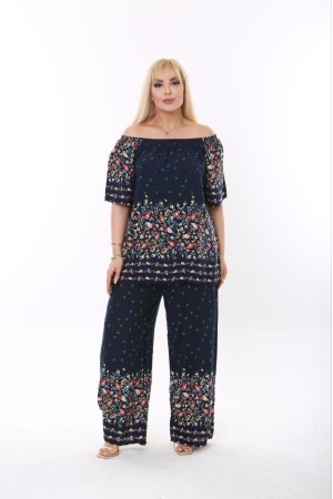 118262 TOPTAN DESENLİ PANTOLON TAKIM