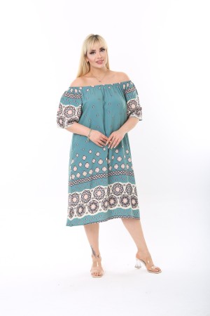 118263 patterned DRESS