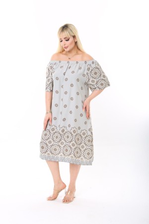 118265 patterned DRESS