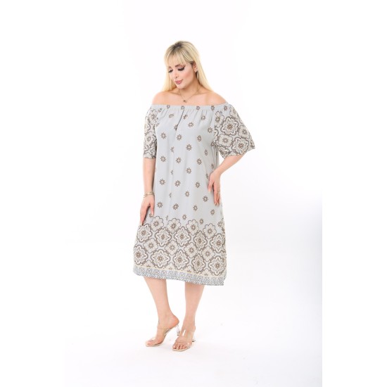 118265 patterned DRESS