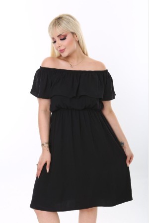 118267 TOPTAN SİYAH ELBİSE