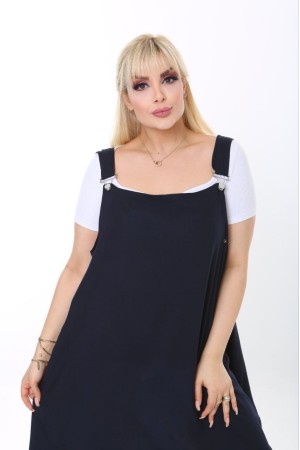 118273 TOPTAN LACİVERT ELBİSE