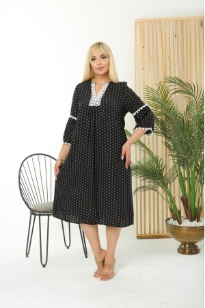 118278 TOPTAN DESENLİ ELBİSE