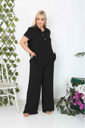 118287 black Pants suit