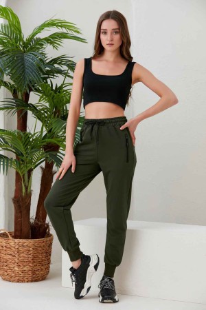 118329 TOPTAN HAKİ EŞOFMAN ALTI